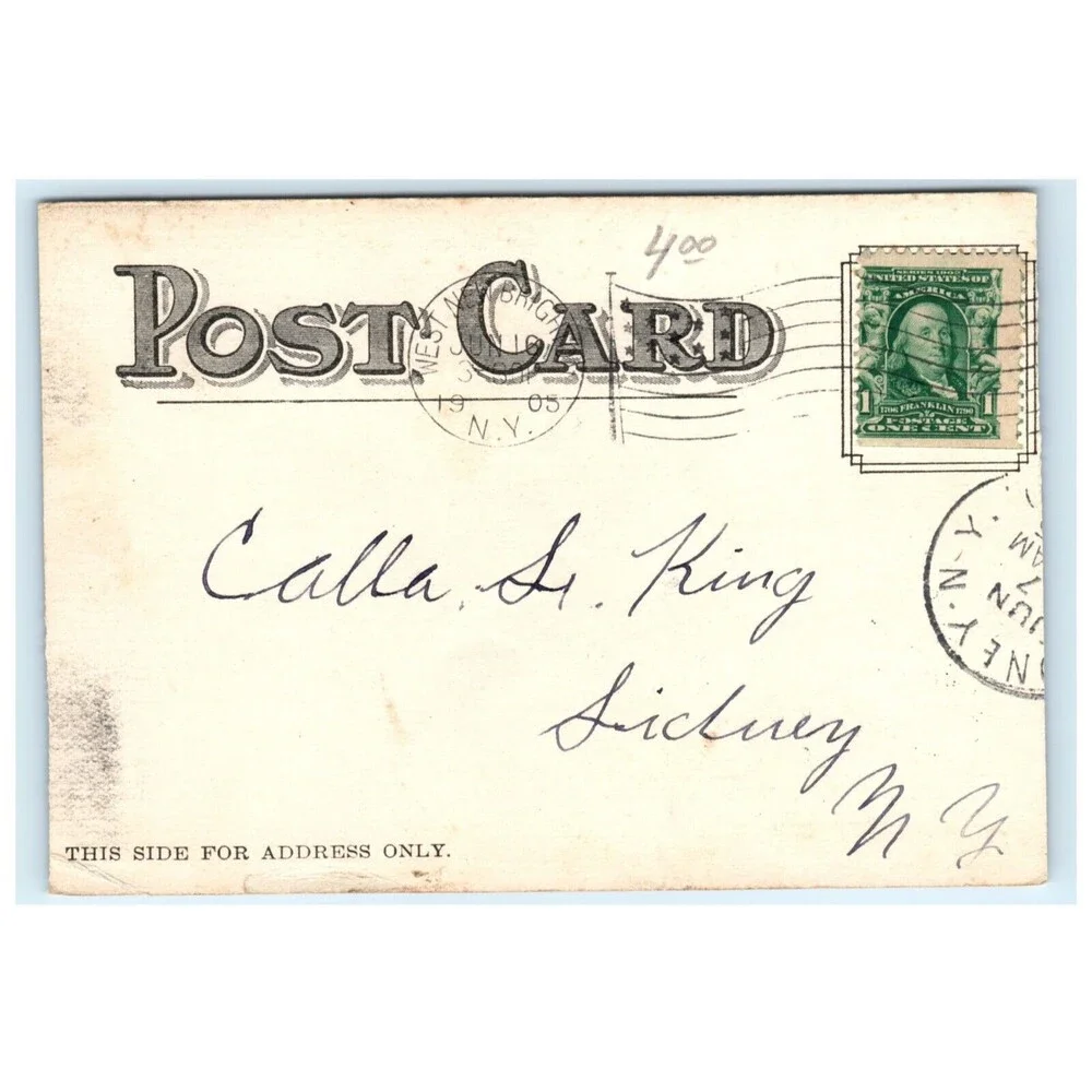 VTG Postcard Coney Island New York Helter Skelter Luna Park‎ Early 1900s Posted